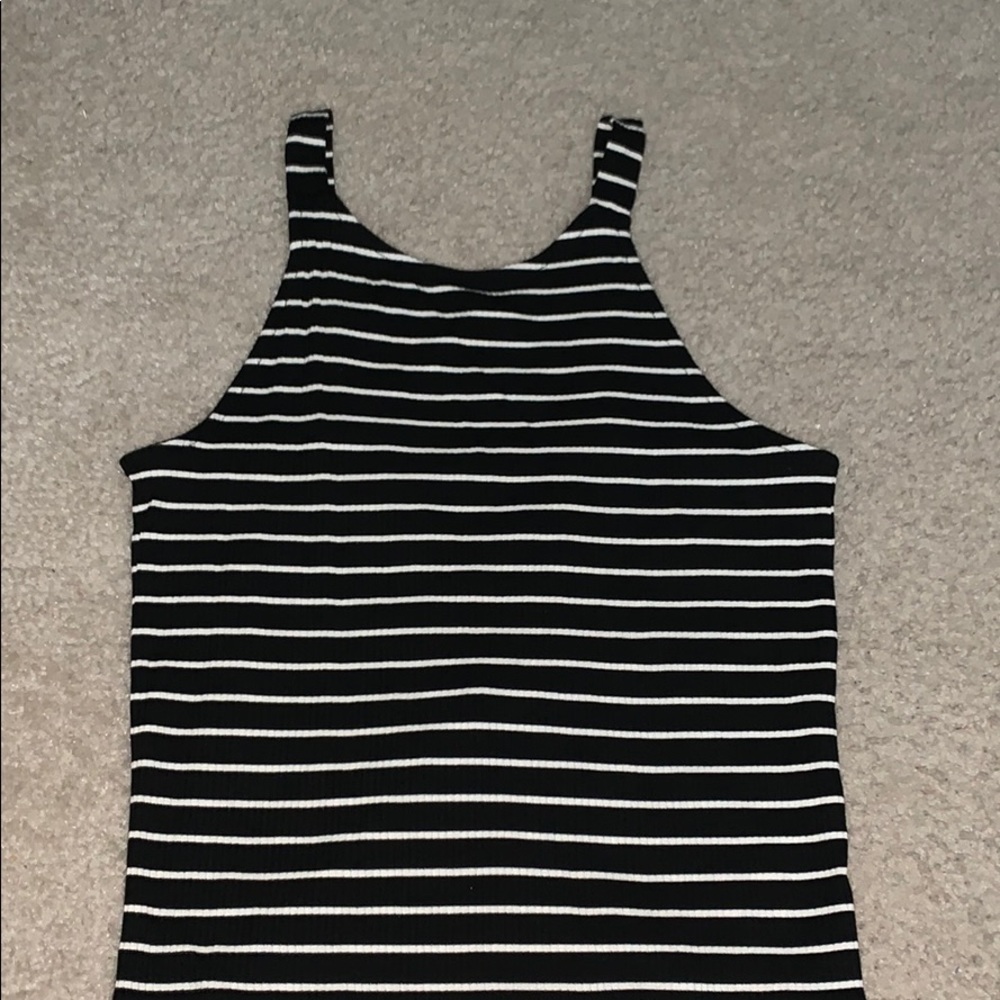 american eagle striped halter top